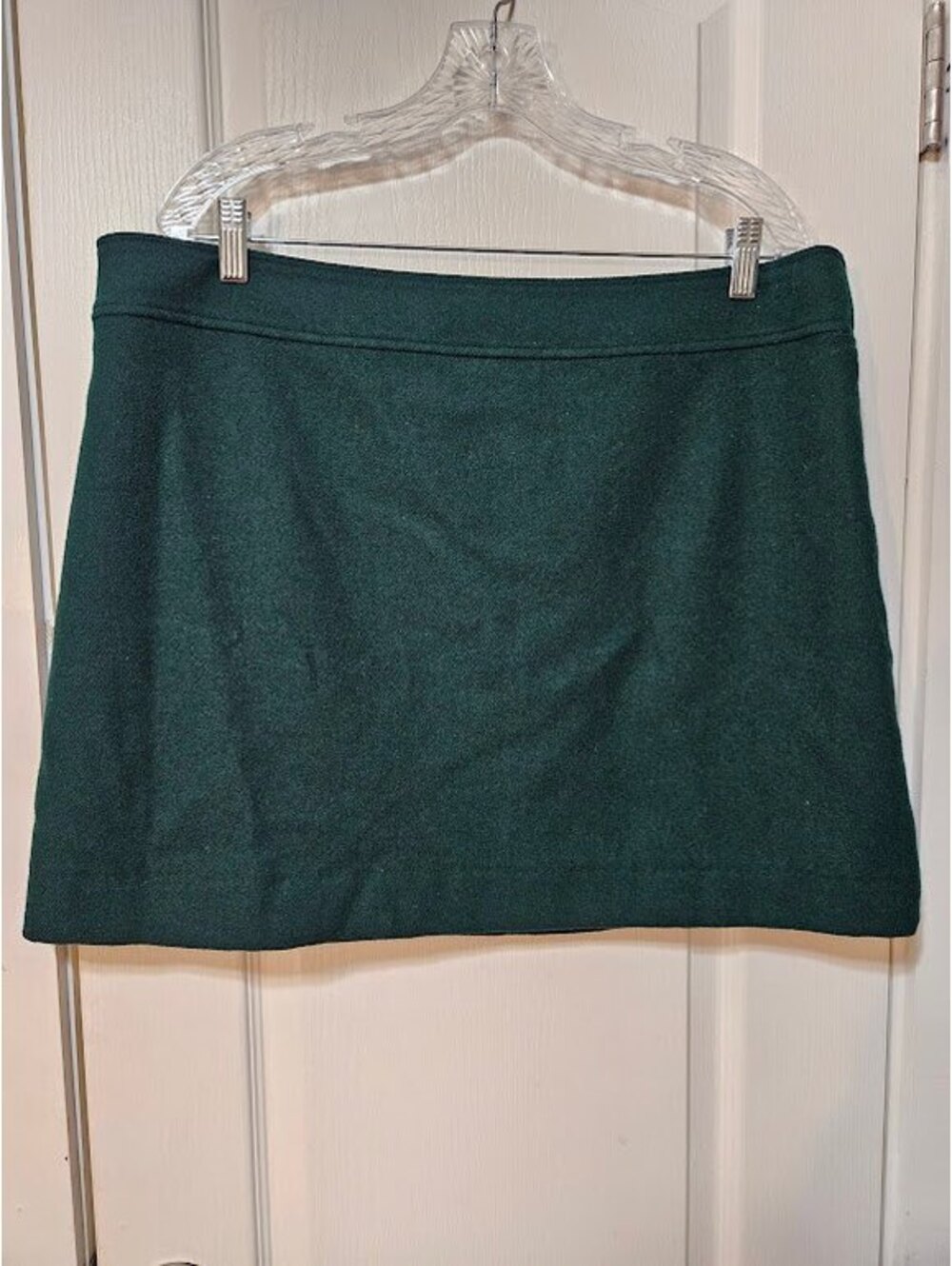 J.Crew Dark Green Mini Skirt Size 20 Nocturne